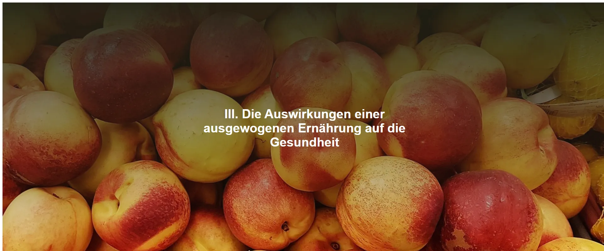 Die Auswirkungen einer ausgewogenen Ernährung auf die Gesundheit