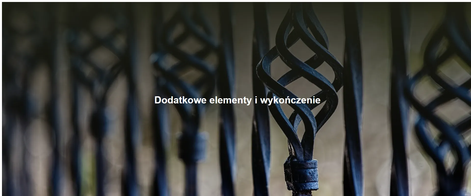 Dodatkowe elementy i wykończenie