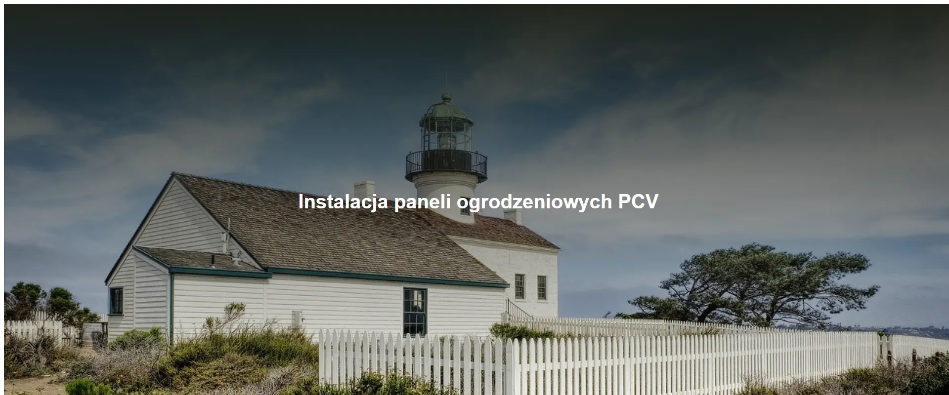 Instalacja paneli ogrodzeniowych PCV