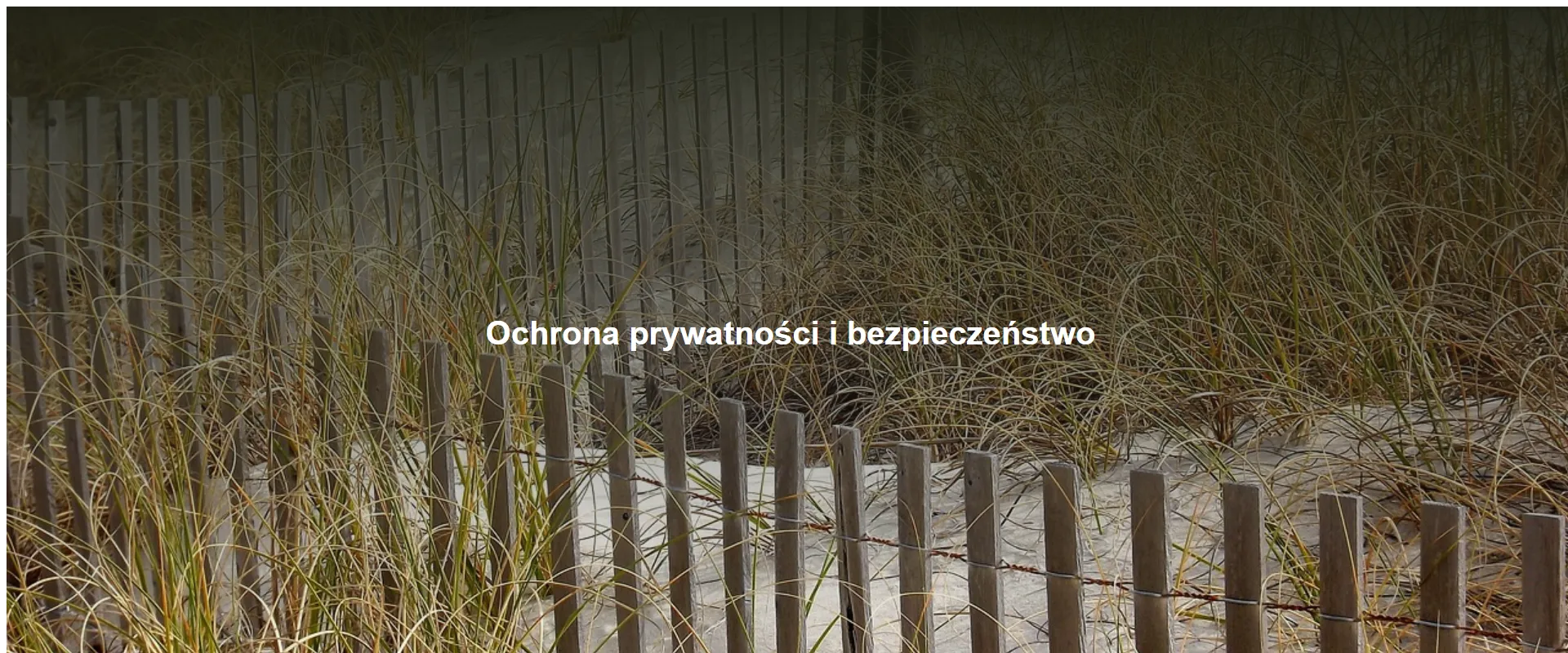 Ochrona prywatności i bezpieczeństwo